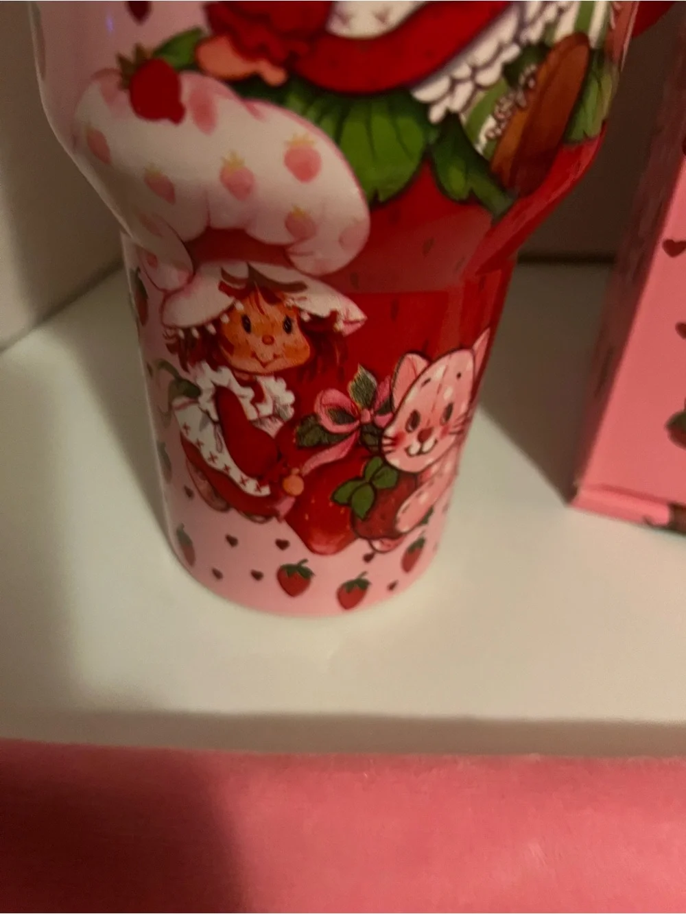 Strawberry Shortcake 40oz Quencher NWT Pink Tumbler - Picture 5 of 6
